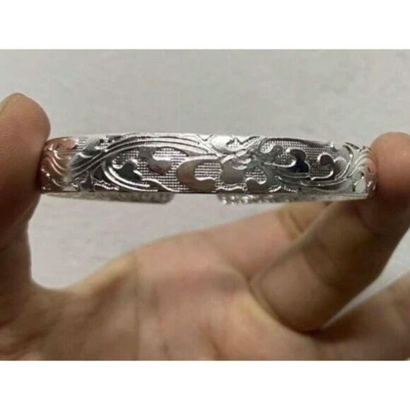 Silver Cuff Bracelet - Picture 6 of 7